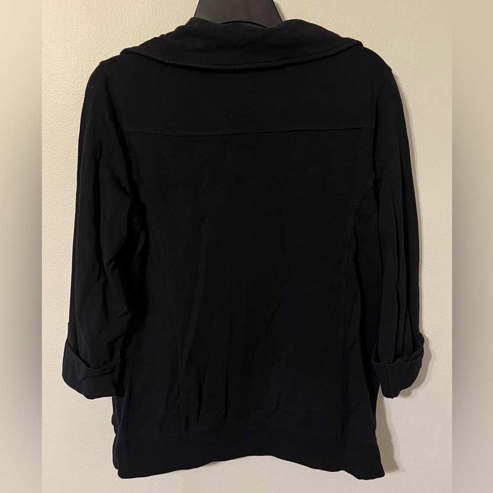 Karen Scott Sport Women's Black Full Zip Jacket! Size Small. - Picture 9 of 11